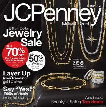 thumbnail - JCPenney Ad - Billion Dollar Jewerly Sale