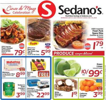 thumbnail - Sedano's Ad - Weekly Print Ad