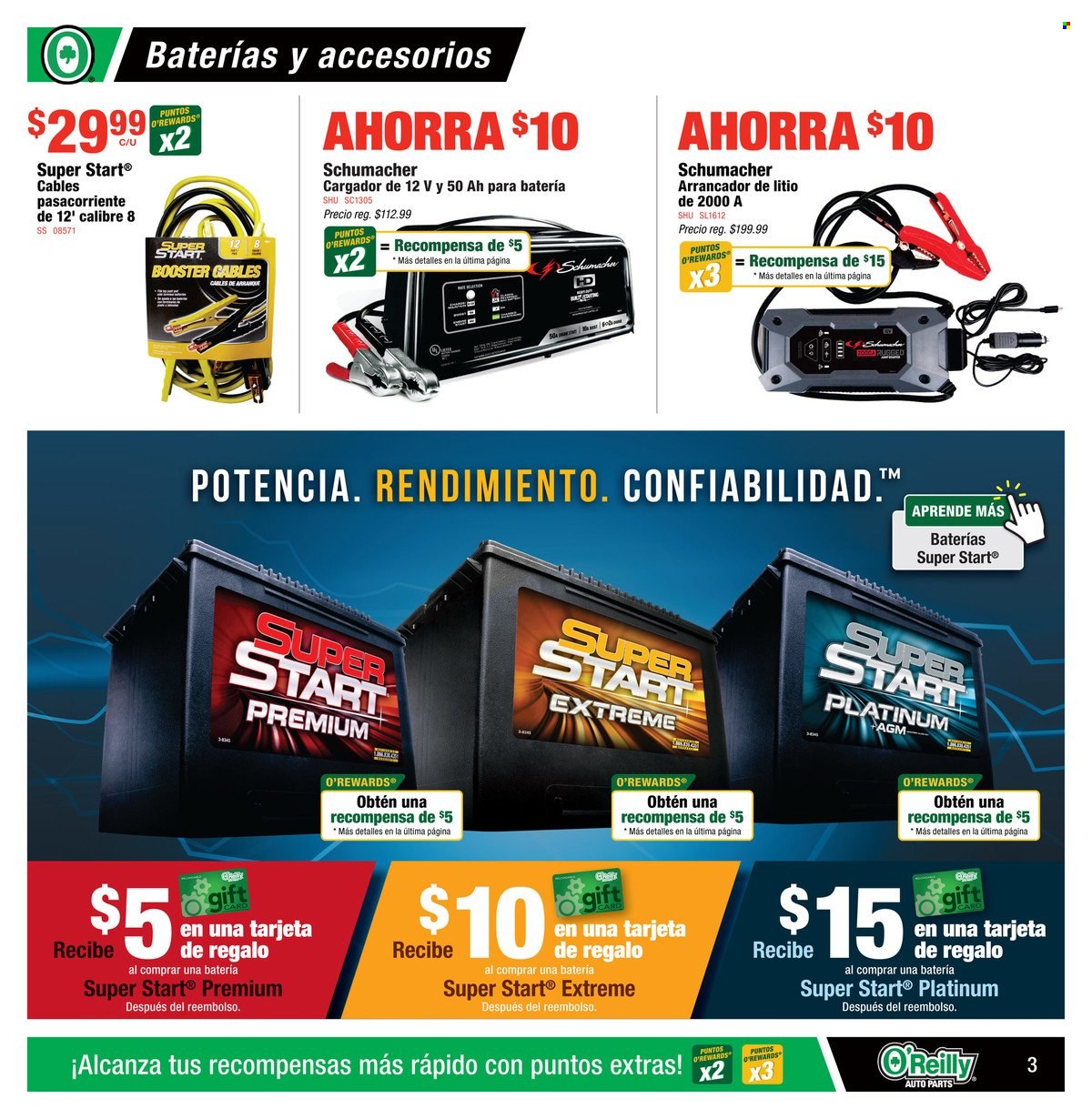 O'Reilly Auto Parts ad - 01/29/2025 - 03/25/2025. Page 1