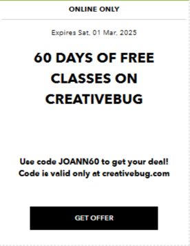 JOANN ad. Page 1