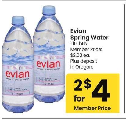 Evian Spring Water