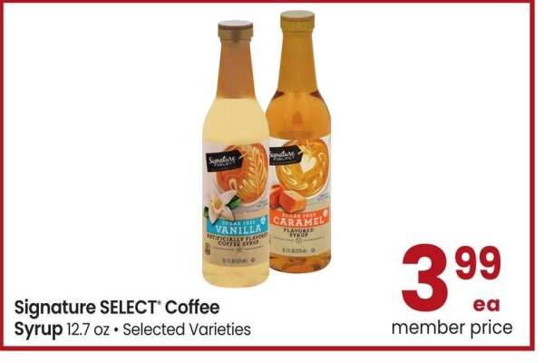 Signature SELECT® Coffee Syrup - 12.7 oz, Selected Varieties