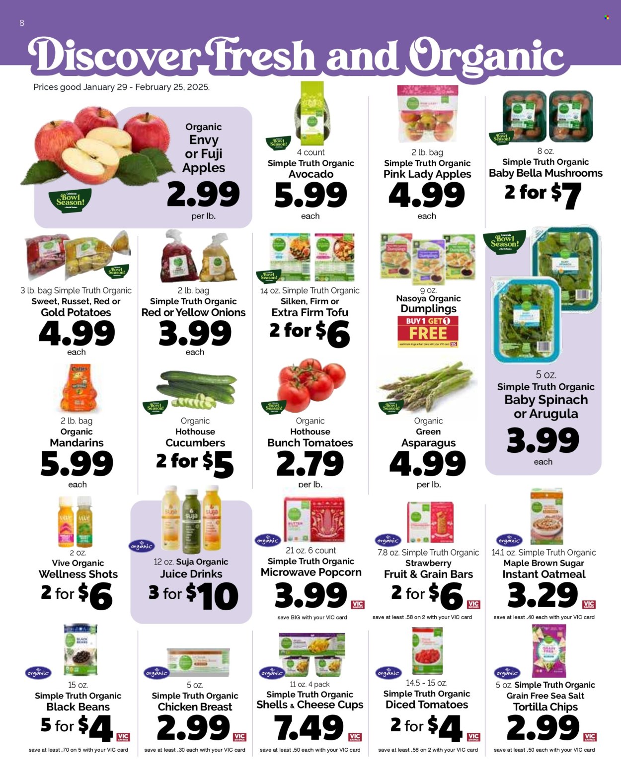 Harris Teeter ad - 01/29/2025 - 02/25/2025. Page 1