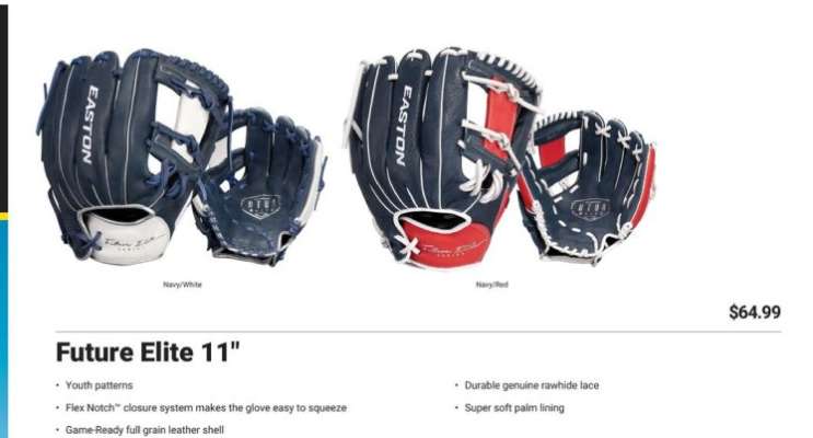 ALPHA XL BACKPACK FUTURE ELITE 11" - • Youth patterns • Flex Notch™ closure system makes the glove easy to squeeze • Game - Ready full grain leather shell • Durable genuine rawhide lace • Super soft palm lining