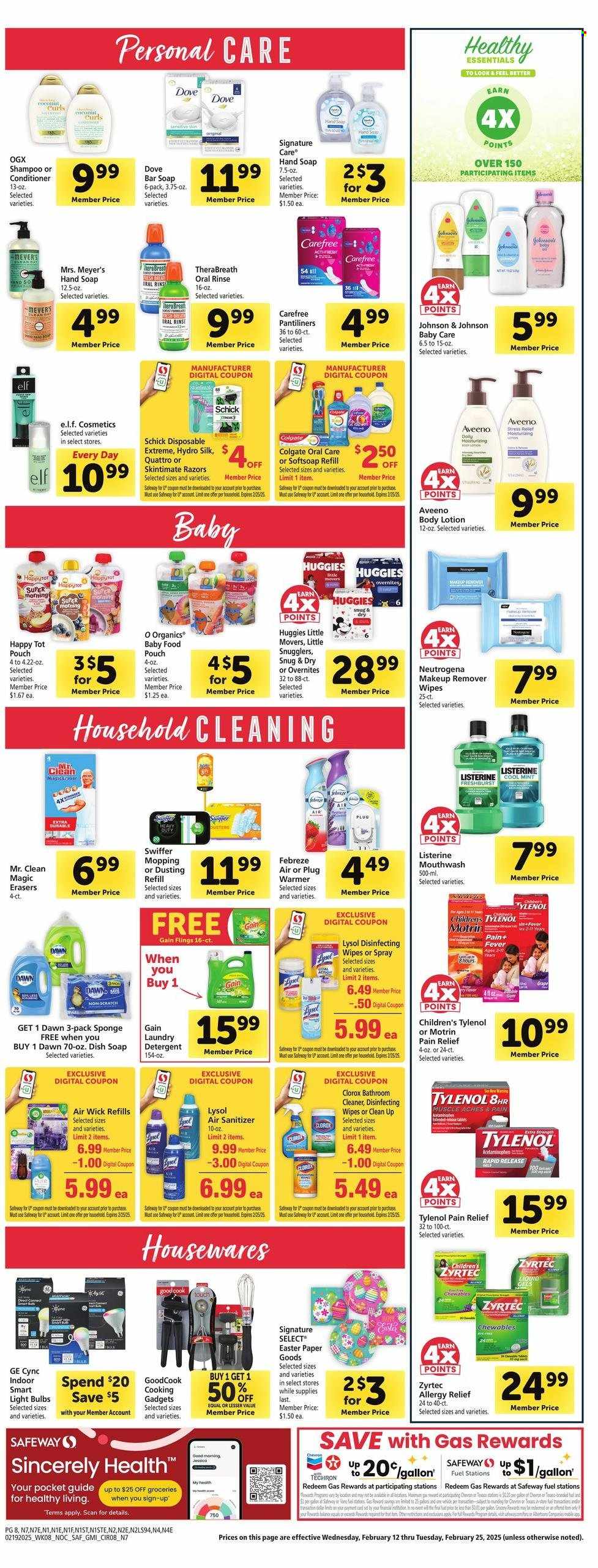 Safeway ad - 02/19/2025 - 02/25/2025. Page 1