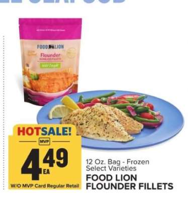 FOOD LION FLOUNDER FILLETS