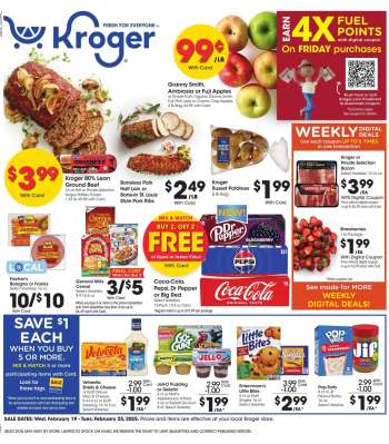 Kroger Flyer - 02/19/2025 - 02/25/2025.