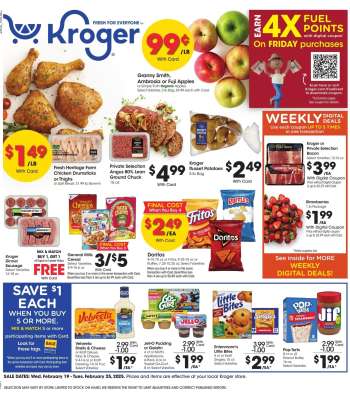 Kroger Flyer - 02/19/2025 - 02/25/2025.