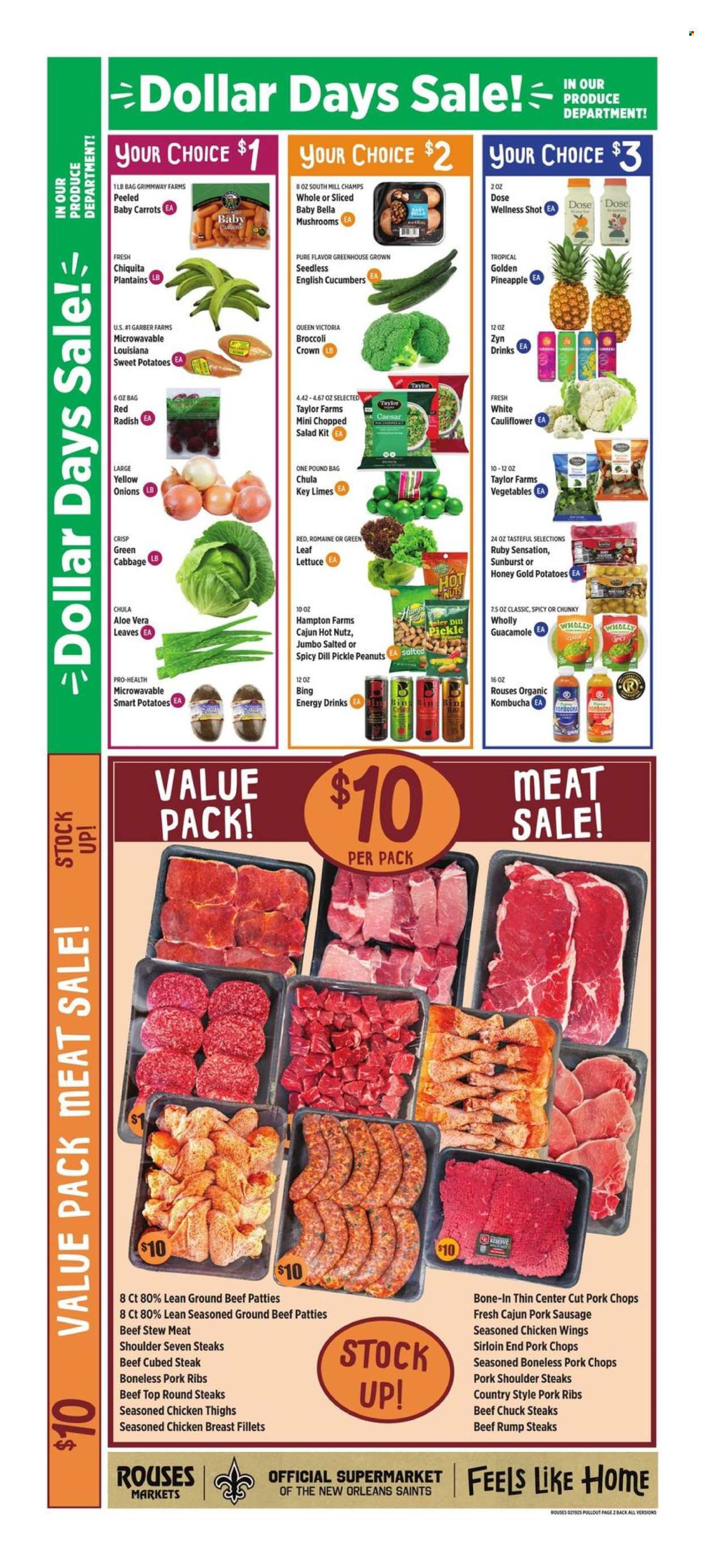 Rouses Markets ad - 02/19/2025 - 02/26/2025. Page 1