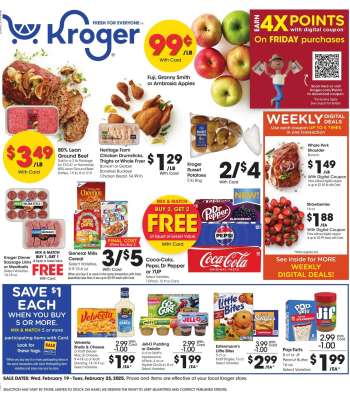 Kroger Flyer - 02/19/2025 - 02/25/2025.