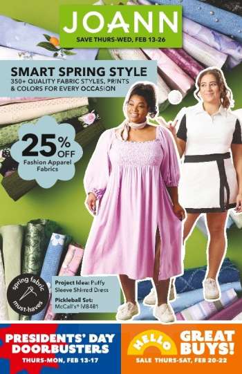 thumbnail - JOANN Ad - Weekly Ad