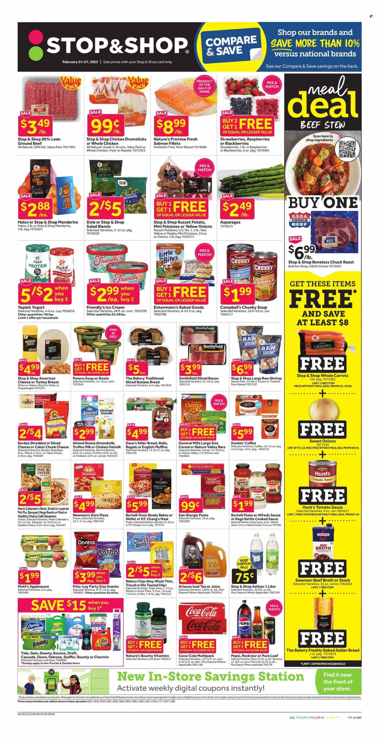 Stop & Shop ad - 02/21/2025 - 02/27/2025. Page 1