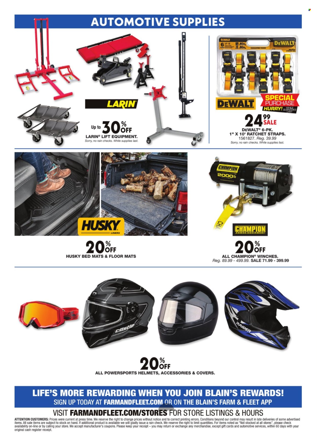 Blain's Farm & Fleet ad - 02/20/2025 - 02/26/2025. Page 1