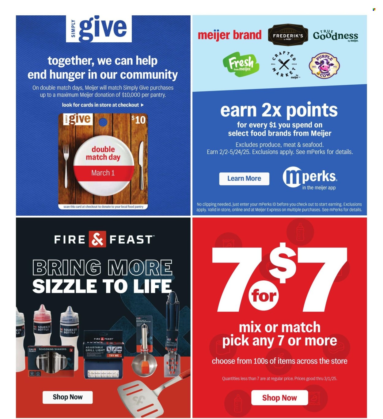 Meijer ad - 02/23/2025 - 03/01/2025. Page 1