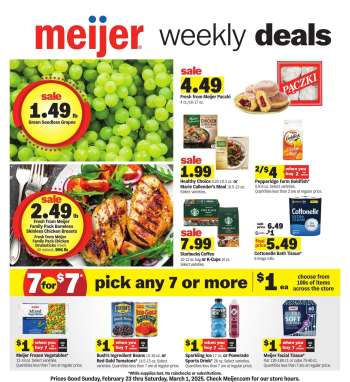 Meijer Flyer - 02/23/2025 - 03/01/2025.