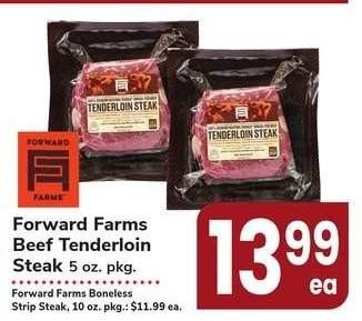 Forward Farms Beef Tenderloin Steak