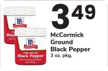 McCormick Ground Black Pepper