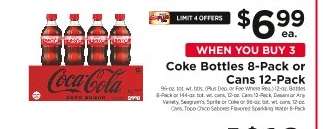 Coke Bottles 8-Pack or Cans 12-Pack