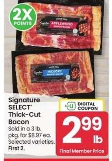 Signature SELECT Thick-Cut Bacon