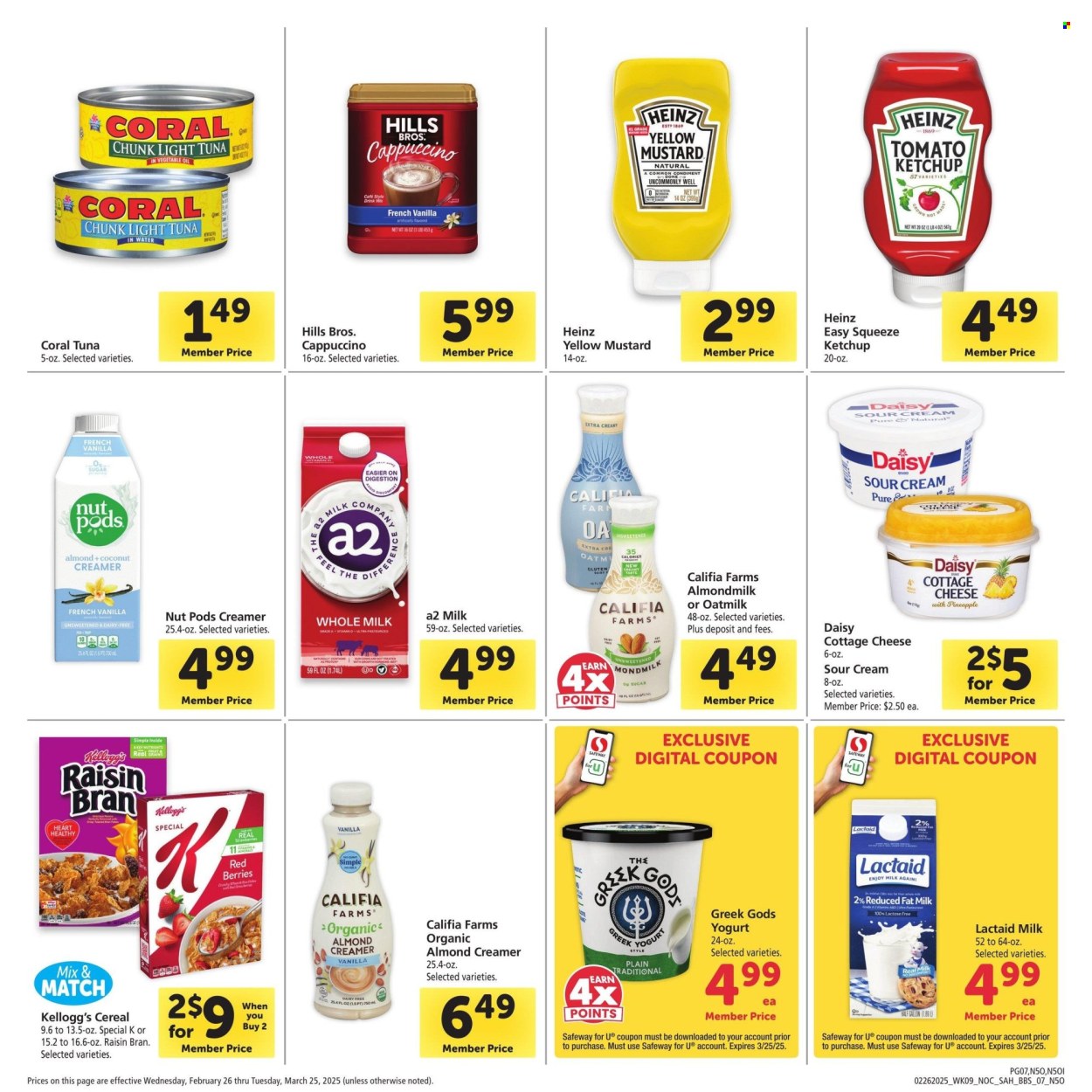 Safeway ad - 02/26/2025 - 03/25/2025. Page 1