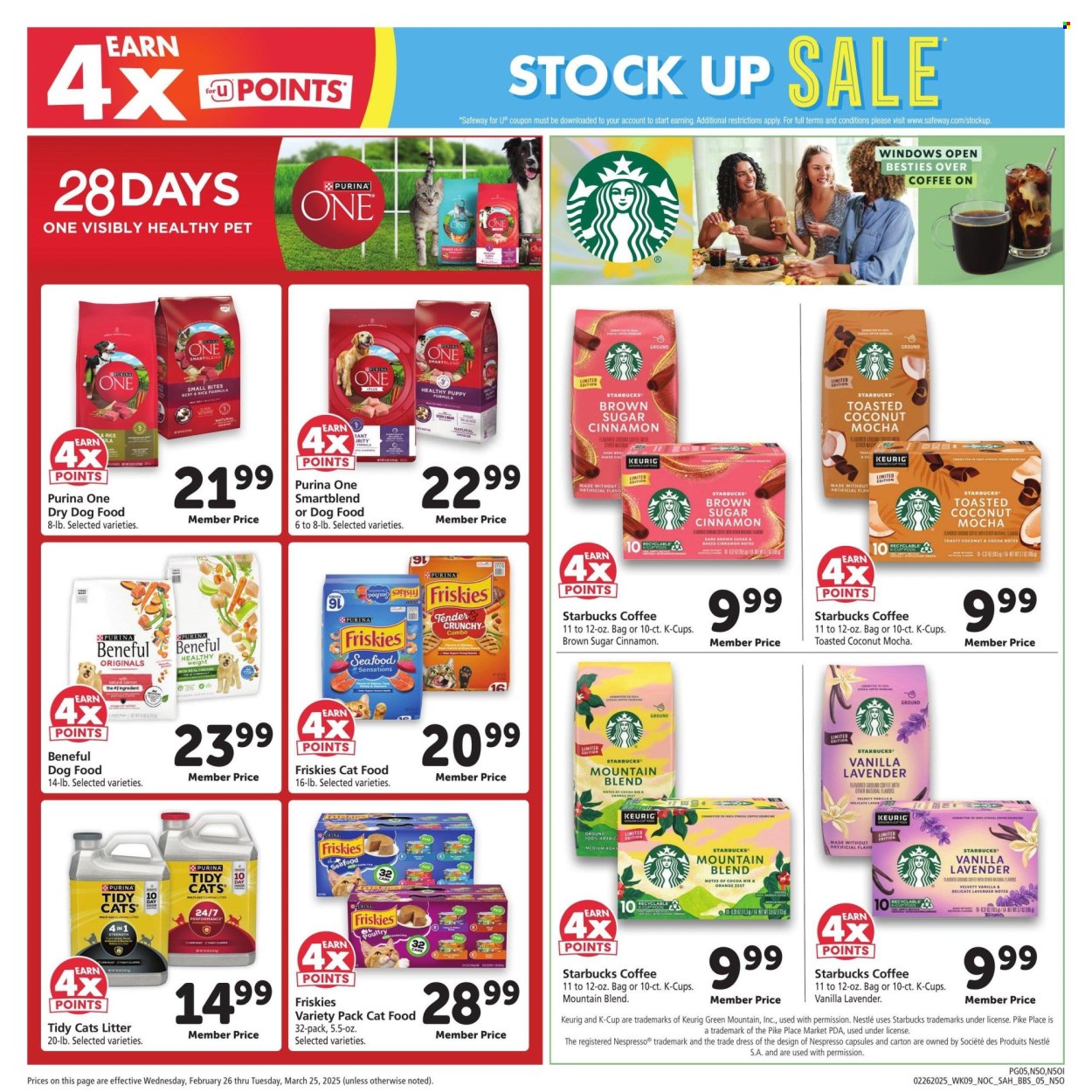 Safeway ad - 02/26/2025 - 03/25/2025. Page 1