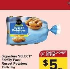 Signature SELECT® Family Pack Russet Potatoes - 15 - lb Bag