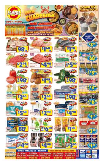 Savers Cost Plus Flyer - 02/26/2025 - 03/04/2025.