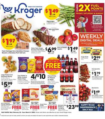 Kroger Flyer - 02/26/2025 - 03/04/2025.