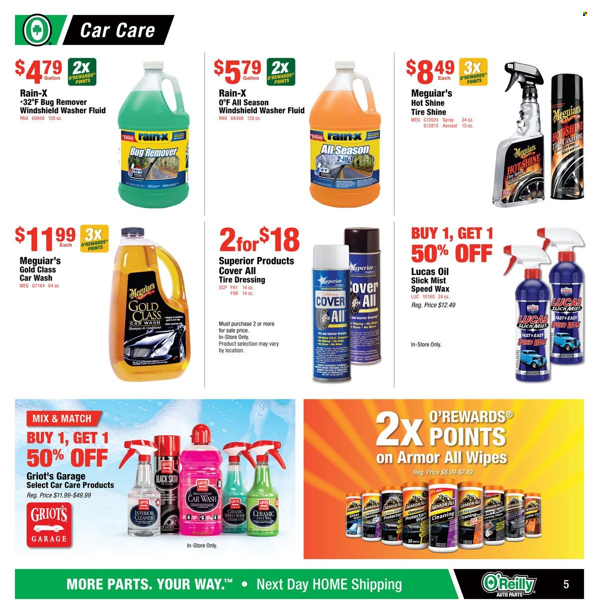 O'Reilly Auto Parts ad - 02/26/2025 - 03/25/2025. Page 1