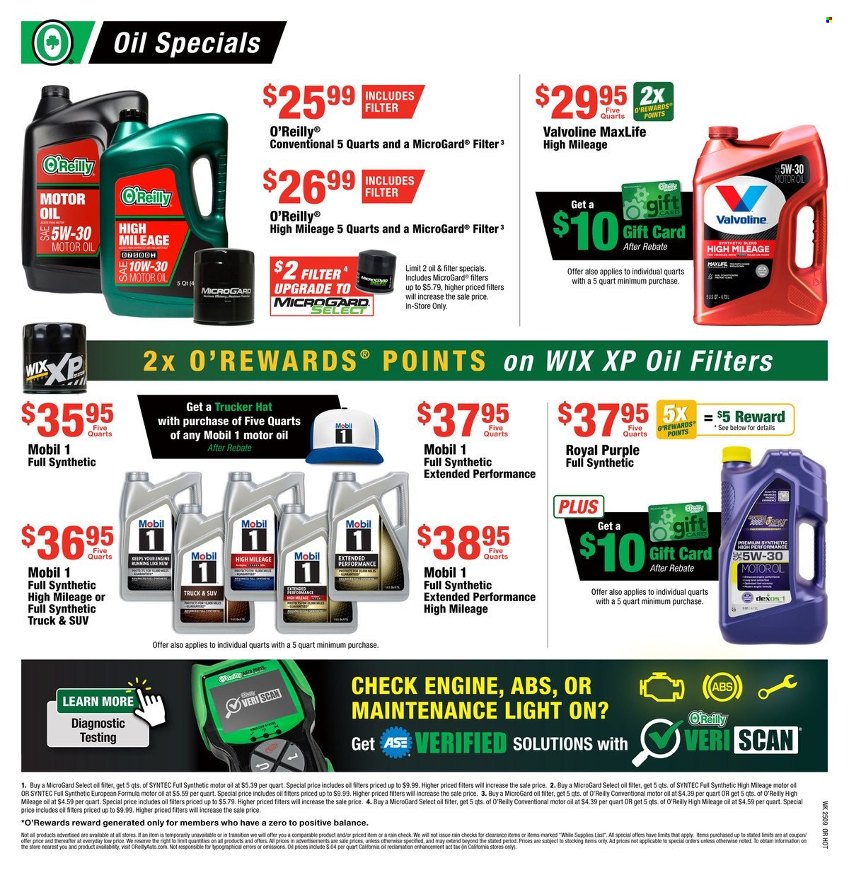 O'Reilly Auto Parts ad - 02/26/2025 - 03/25/2025. Page 1