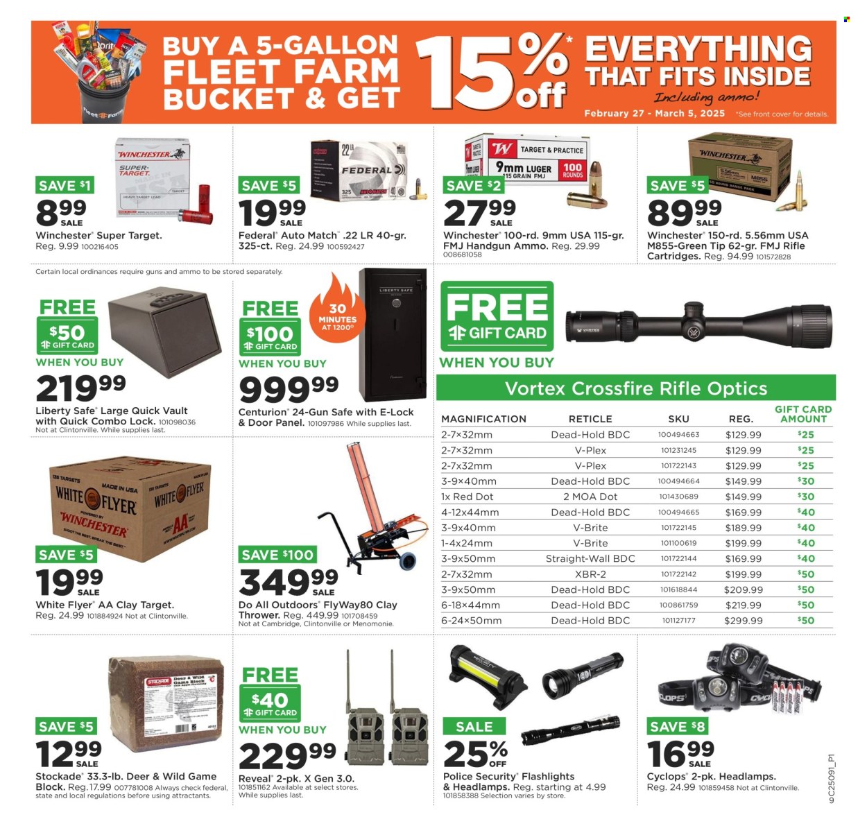 Fleet Farm ad - 02/27/2025 - 03/05/2025. Page 1