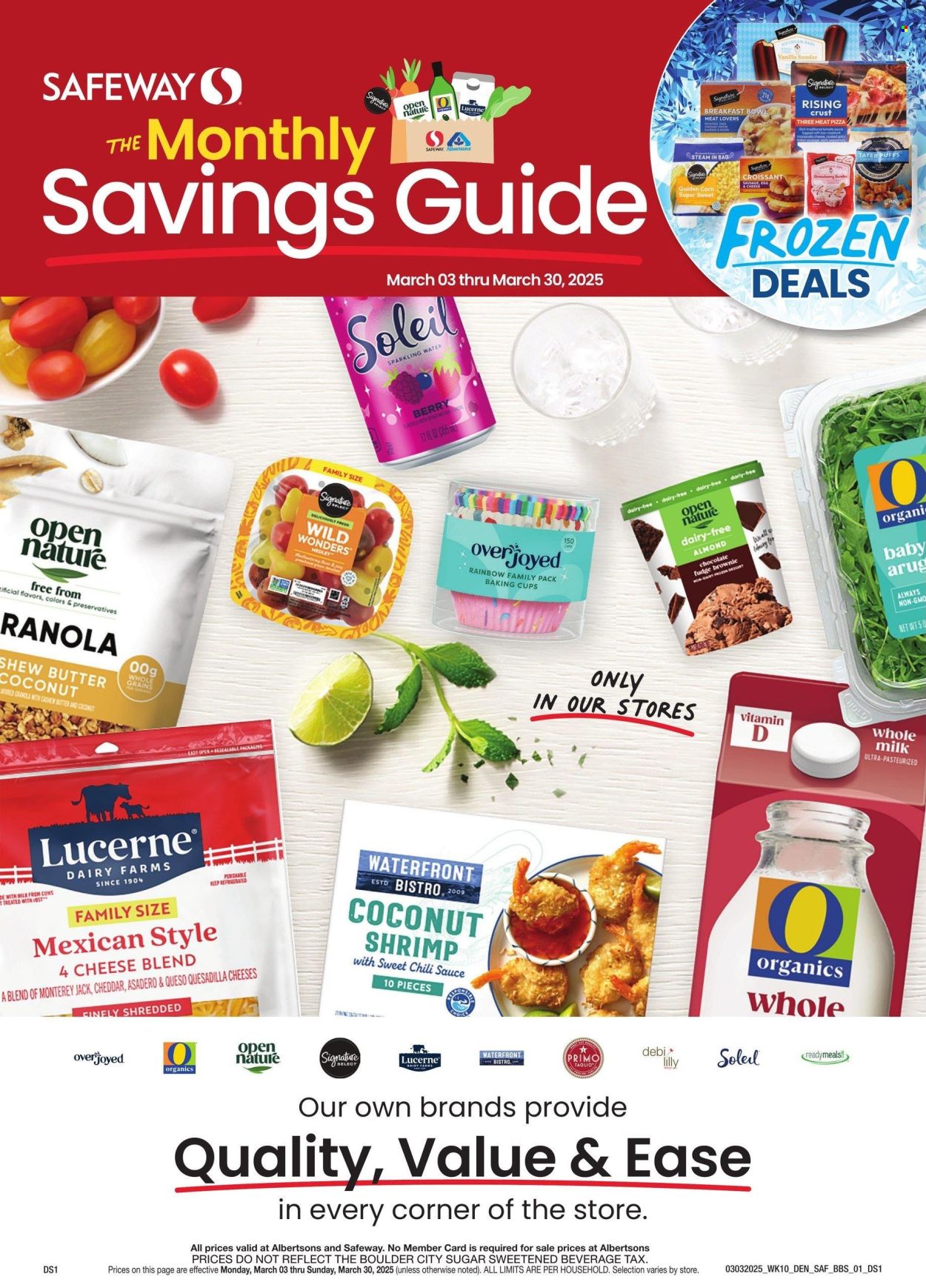 Safeway ad - 03/03/2025 - 03/30/2025. Page 1