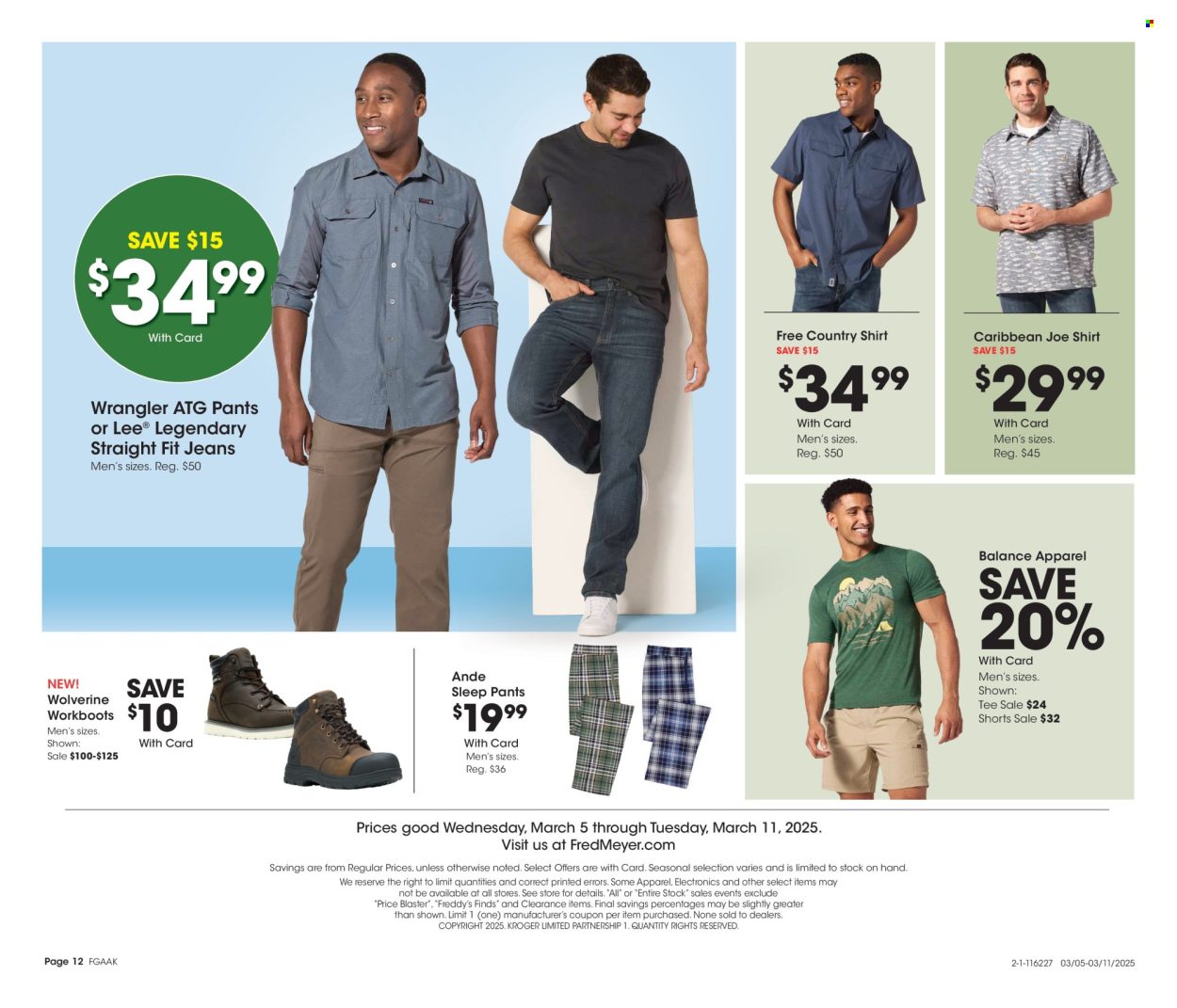 Fred Meyer ad - 03/05/2025 - 03/11/2025. Page 1