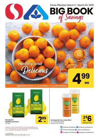 Safeway Flyer - 03/03/2025 - 03/30/2025.