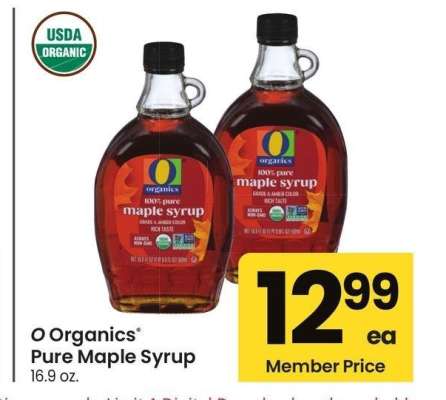 O Organics® Pure Maple Syrup - 16.9 oz.