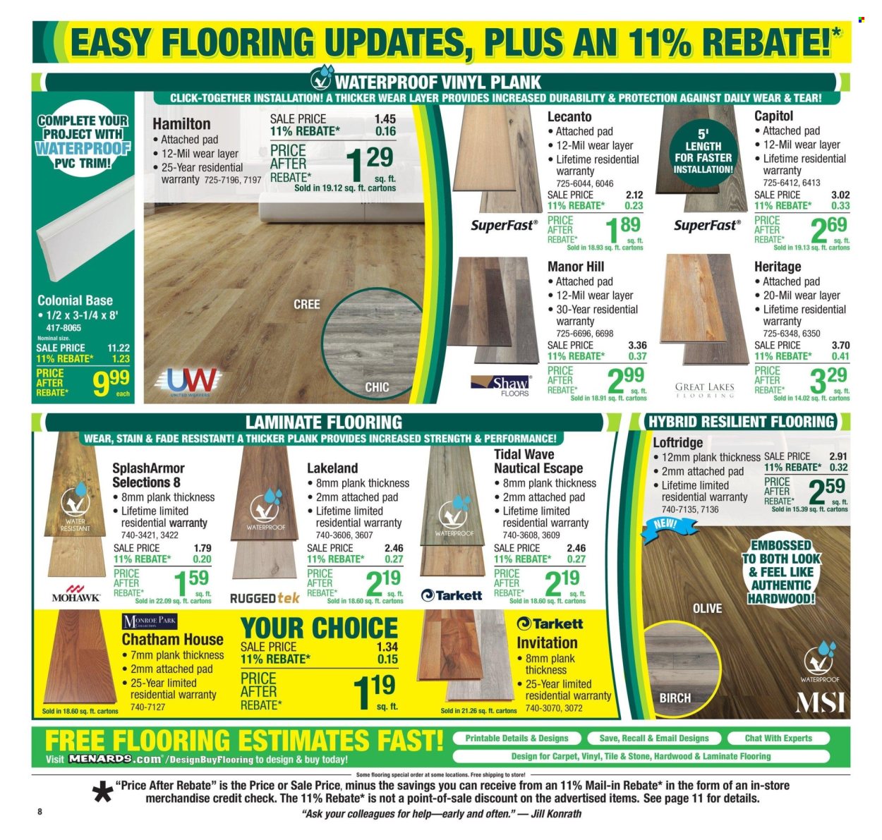 Menards ad - 03/06/2025 - 03/16/2025. Page 1