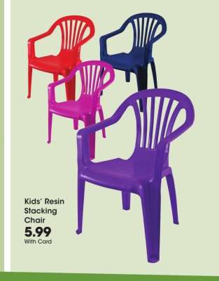 Kids' Resin Stacking Chair