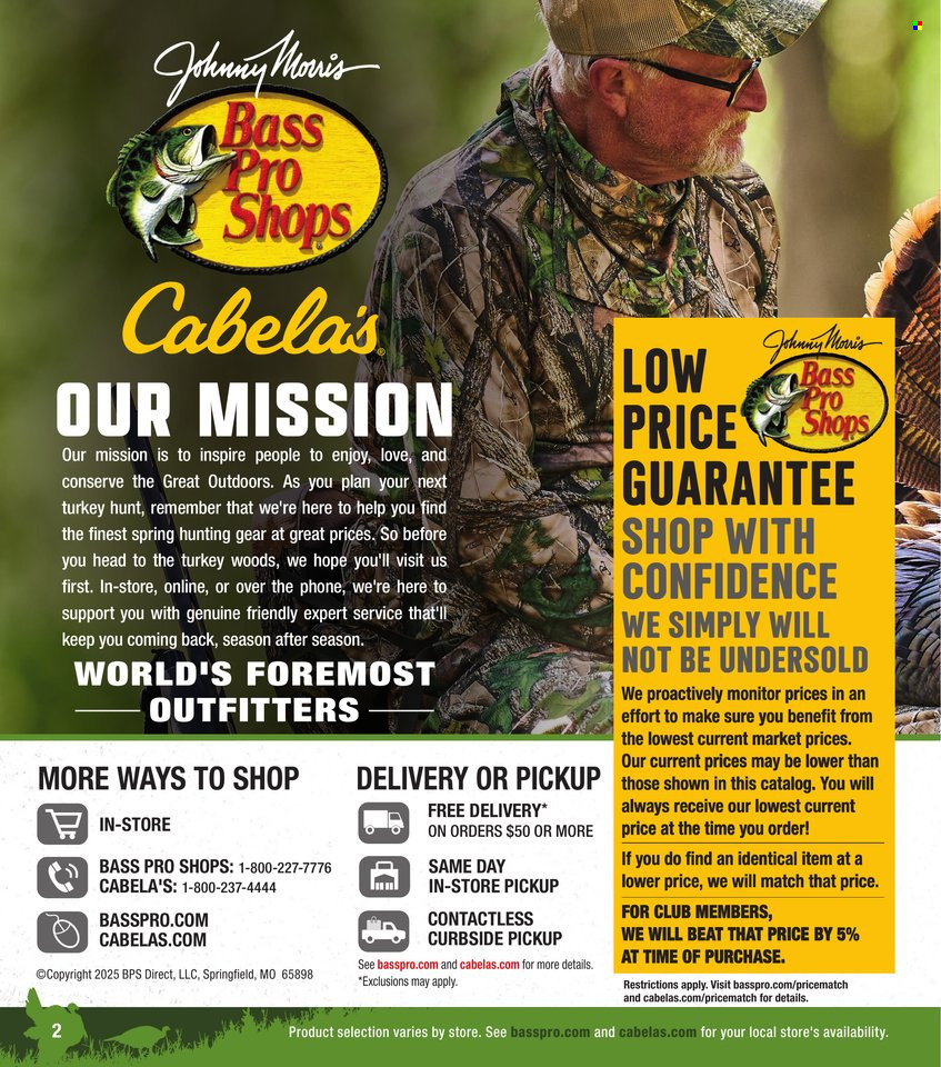 Bass Pro Shops ad. Page 1