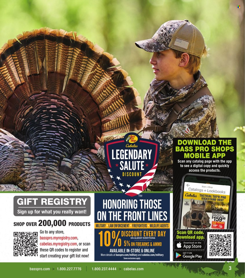 Bass Pro Shops ad. Page 1