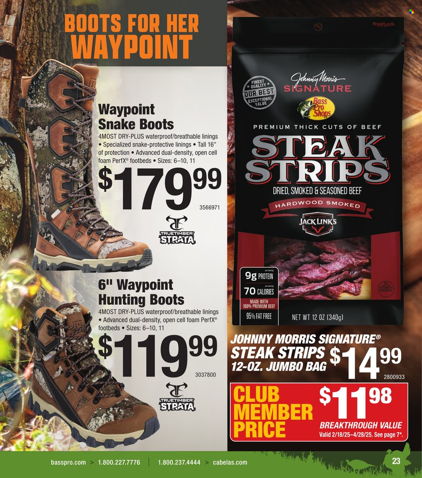 Bass Pro Shops ad. Page 1