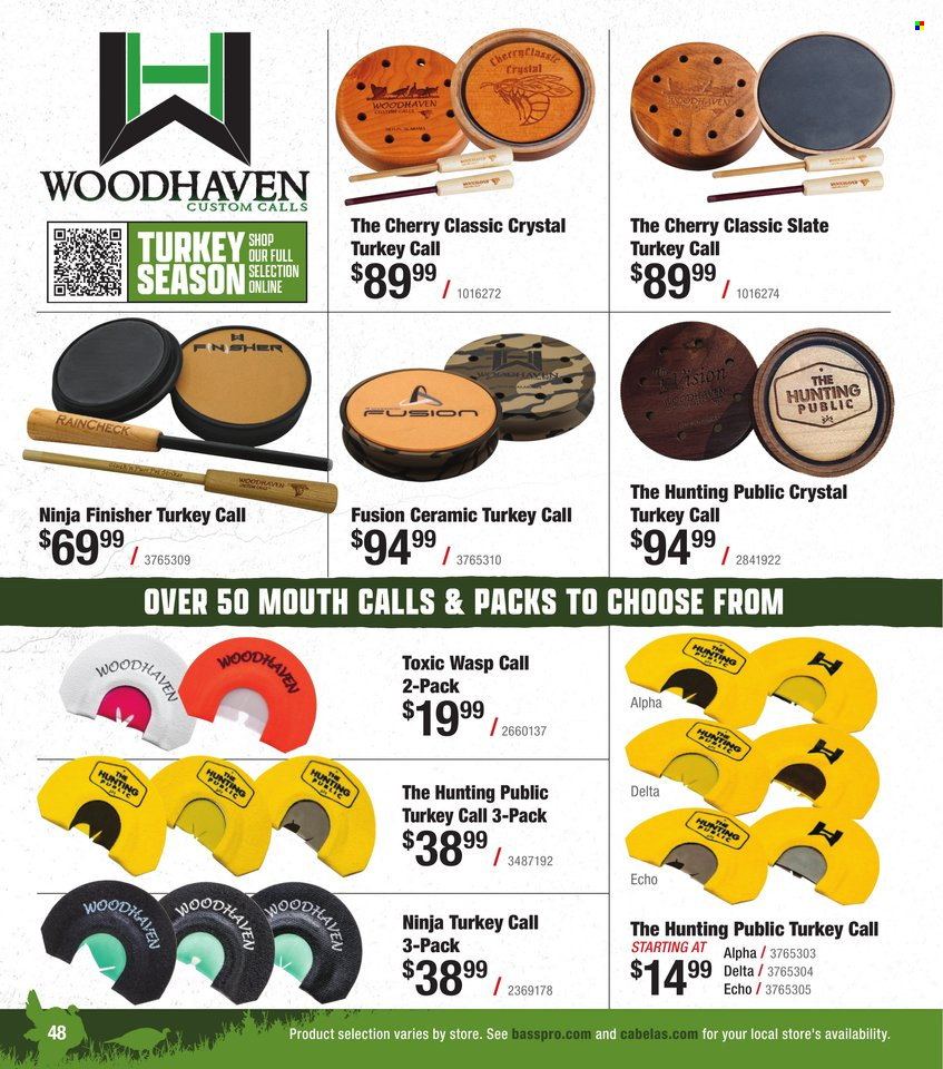 Bass Pro Shops ad. Page 1