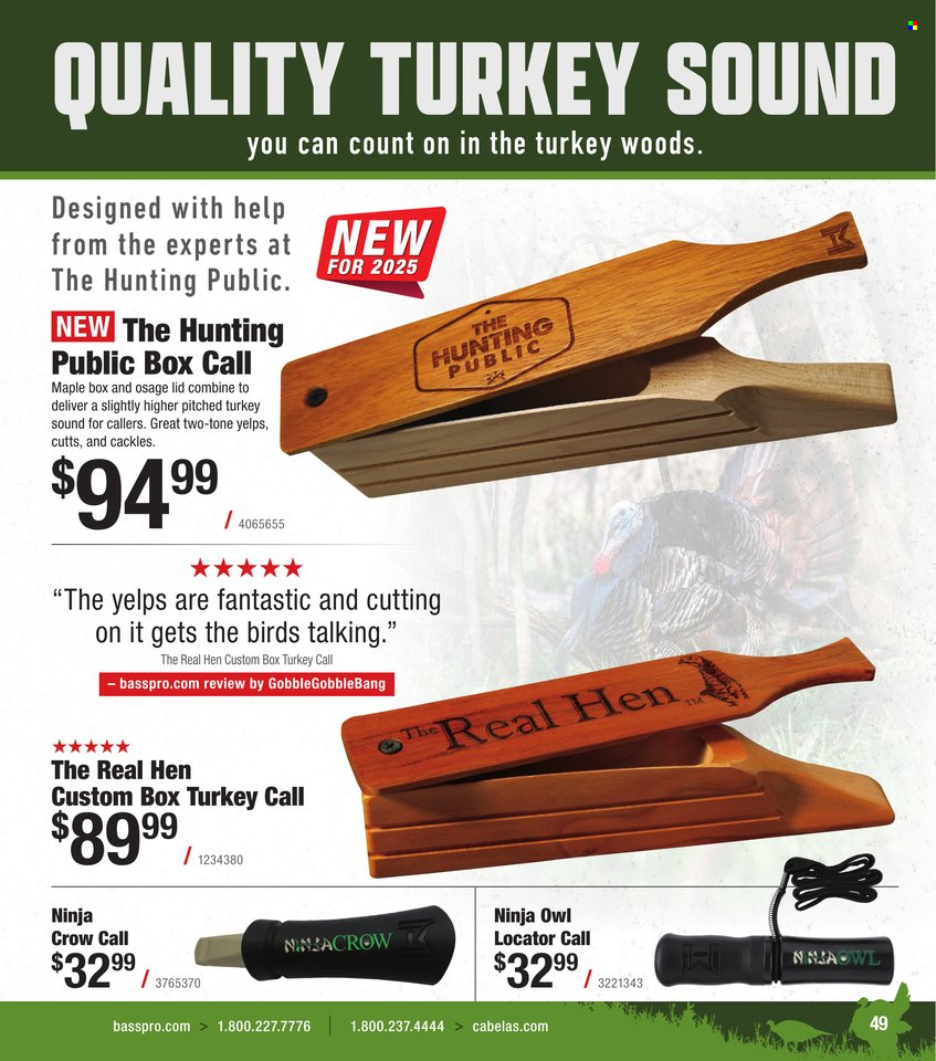 Bass Pro Shops ad. Page 1