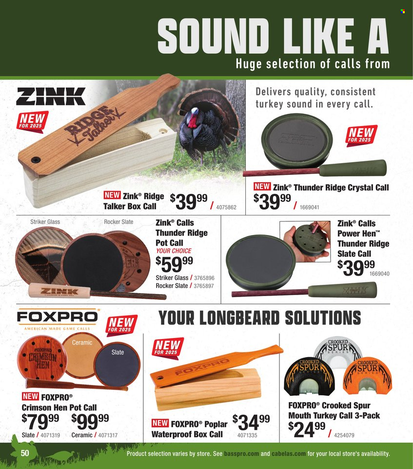 Bass Pro Shops ad. Page 1