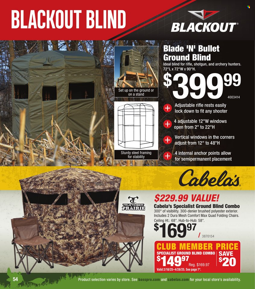 Bass Pro Shops ad. Page 1