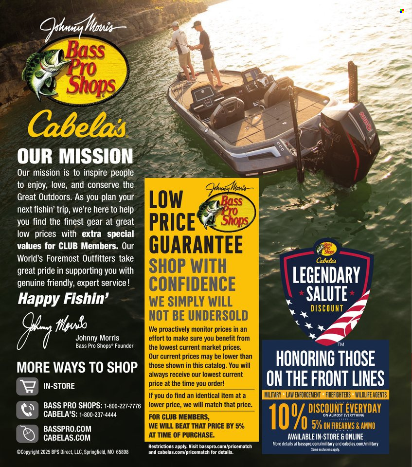 Cabela's ad. Page 1