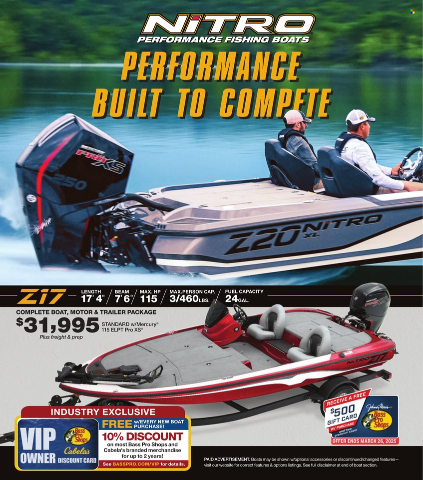 Cabela's ad. Page 1