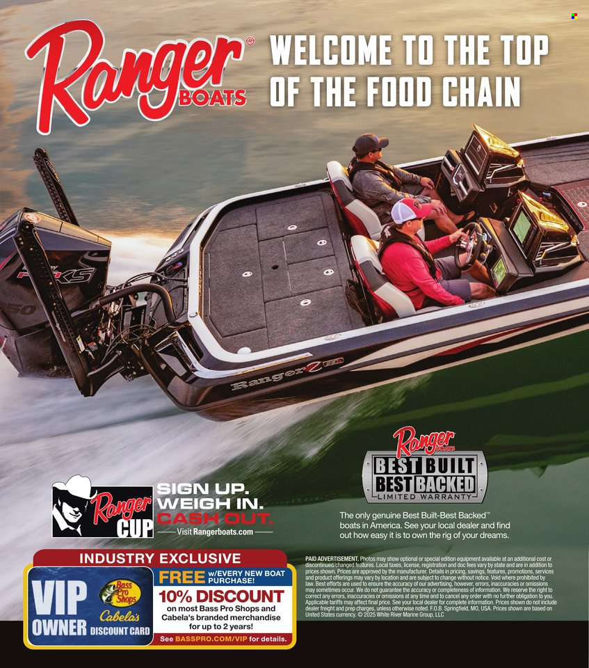 Cabela's ad. Page 1