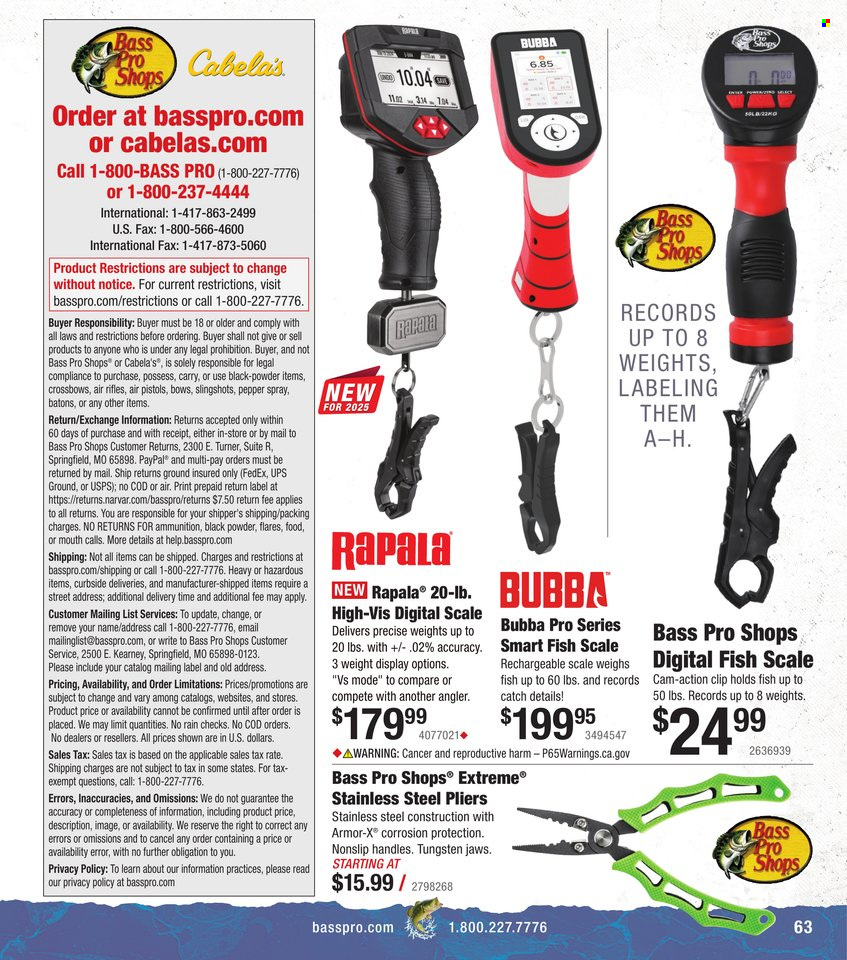 Cabela's ad. Page 1