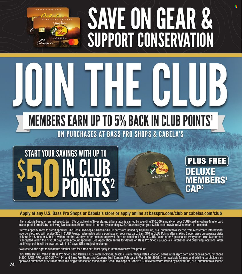 Cabela's ad. Page 1
