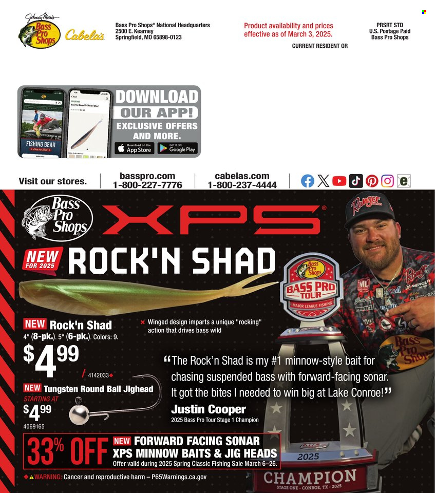Cabela's ad. Page 1